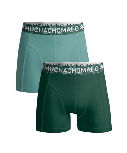 MUCHACHOMALO 2 pack boxershorts Solis Green Boys