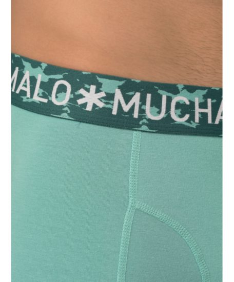 MUCHACHOMALO 2 pack boxershorts Solid Green
